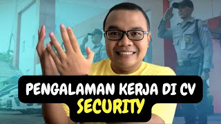 CARA MENULIS PENGALAMAN KERJA SECURITY DI CV | LOWONGAN BUMN & SWASTA | #AGANULIS CARA MENULIS PENGALAMAN KERJA SECURITY DI CV | LOWONGAN BUMN & SWASTA | #AGANULIS