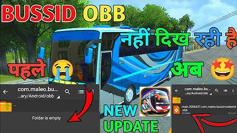 How to add obb after bussid updatev4.0.3 || bus simulator indonesia ob