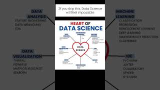 The Heart of Data Science Explained (Complete Roadmap)#shorts