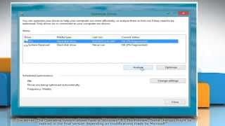 How to Use Disk Defragmenter in Windows® 8.1 Pro Preview