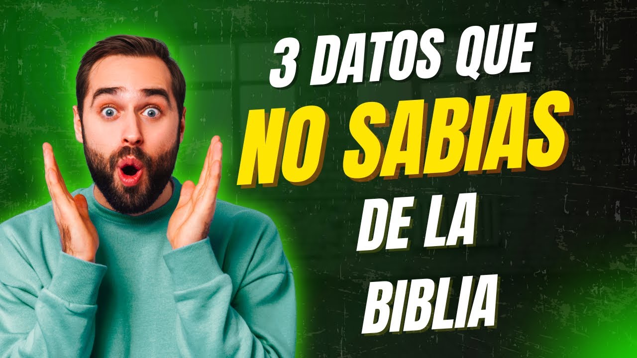 3 DATOS CURIOSOS que NO SABÍAS de la Biblia - YouTube