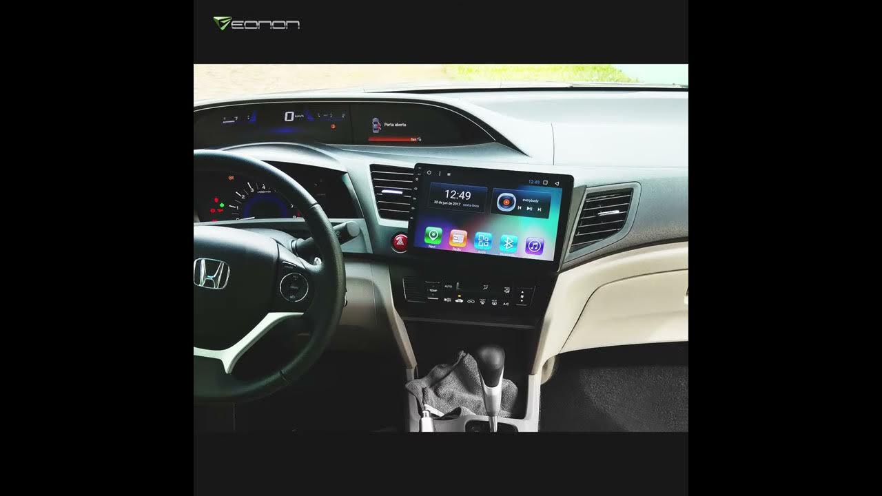 Eonon Android 9.0 Pie 10.1 Inch Universal Double Din Car Stereo Black