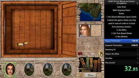 MM7 Solo Thief No Deaths/Reloads/NPCs/Turn Based/Glitches (Attempt 5, 6 Part 1)