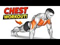 CHEST WORKOUT at Home 🔥 Build Bigger Chest Fast (No Equipment) #ChestWorkout #pushups 