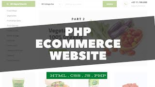 Creating eCommerce Website in Php Malayalam | Part 2