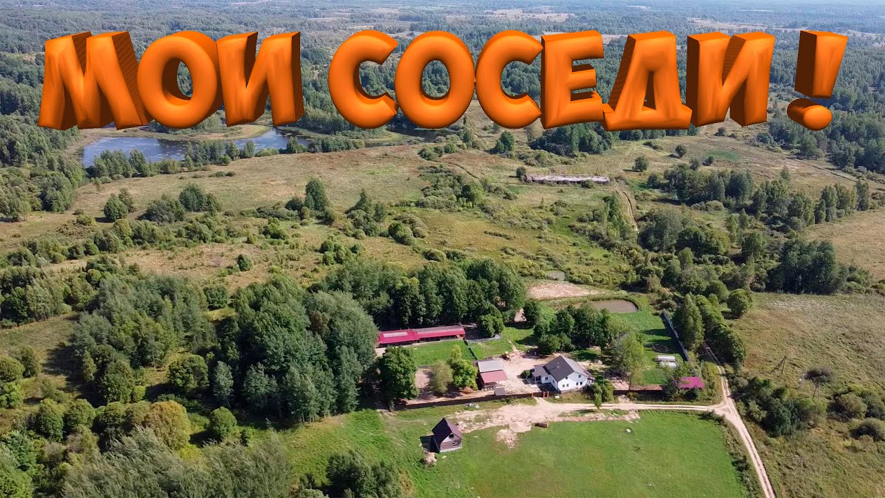 МОИ НОВЫЕ СОСЕДИ СТРОЯТСЯ ВО ВСЮ ! РАЗБИЛ ДРОН ! [Жизнь в деревне ...