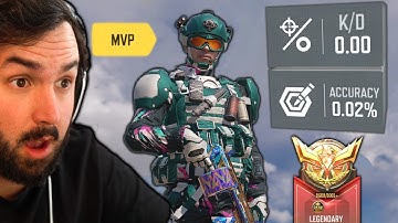 0 kill MVP in Legendary rank COD mobile