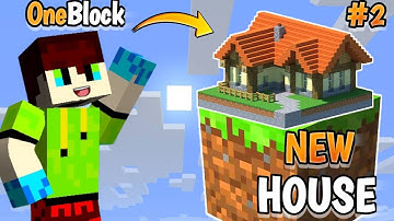 Making a Wooden House in Minecraft One Block #2 |#minecraft |#oneblock