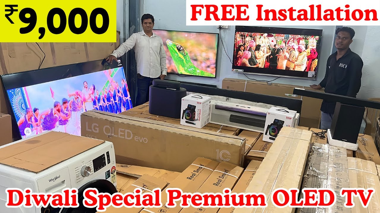 Diwali Special Premium OLED | Samsung, LG | Smart + Andriod TV In Best Prices With FREE Installation