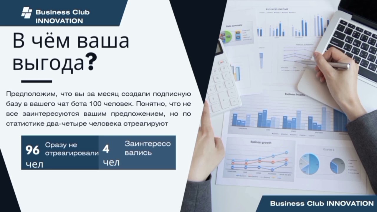 С НАМИ ЗАРАБАТЫВАЮТ ВСЕ! В КОМАНДЕ БИЗНЕС КЛУБ ИННОВАЦИЯ ЕСТЬ ВСЁ НЕОБХОДИМОЕ ДЛЯ ЗАРАБОТКА! 3мин.
