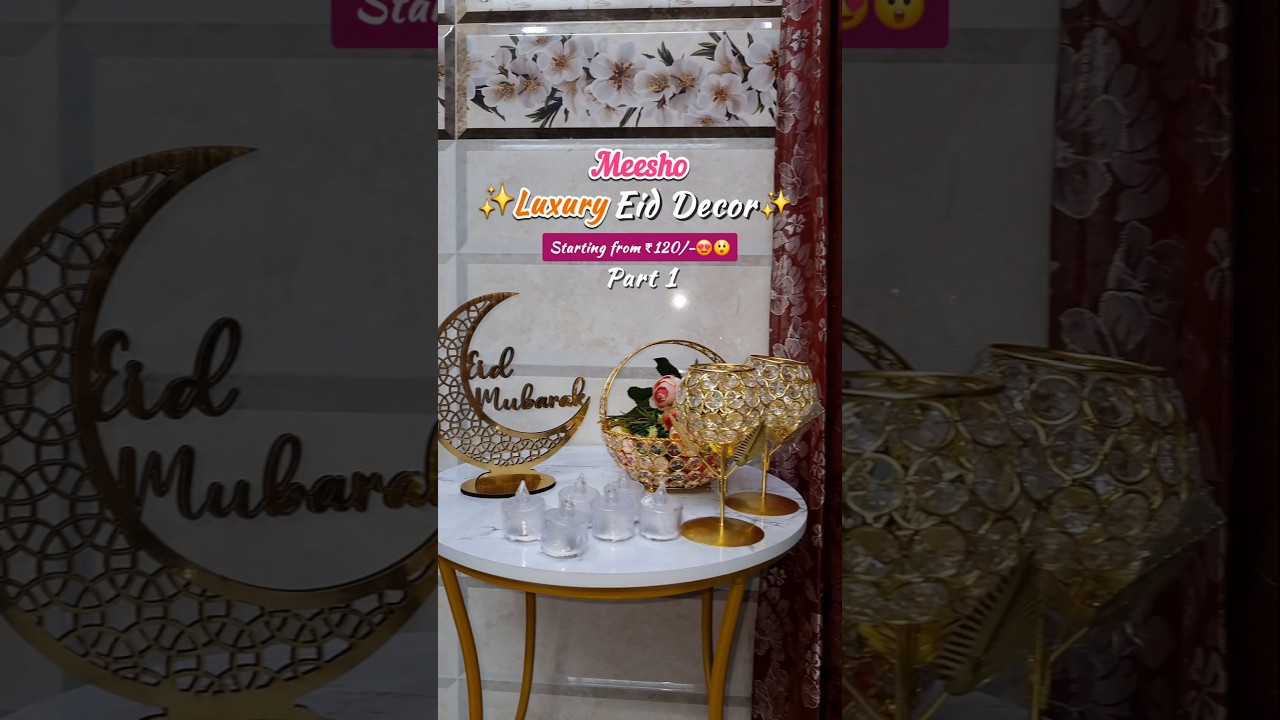 Meesho finds starting from ₹120/-✨️🌙😍 Eid decoration from Meesho❤️ 