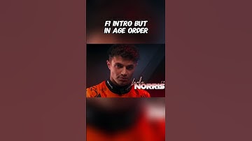 F1 intro 2025 but in age order