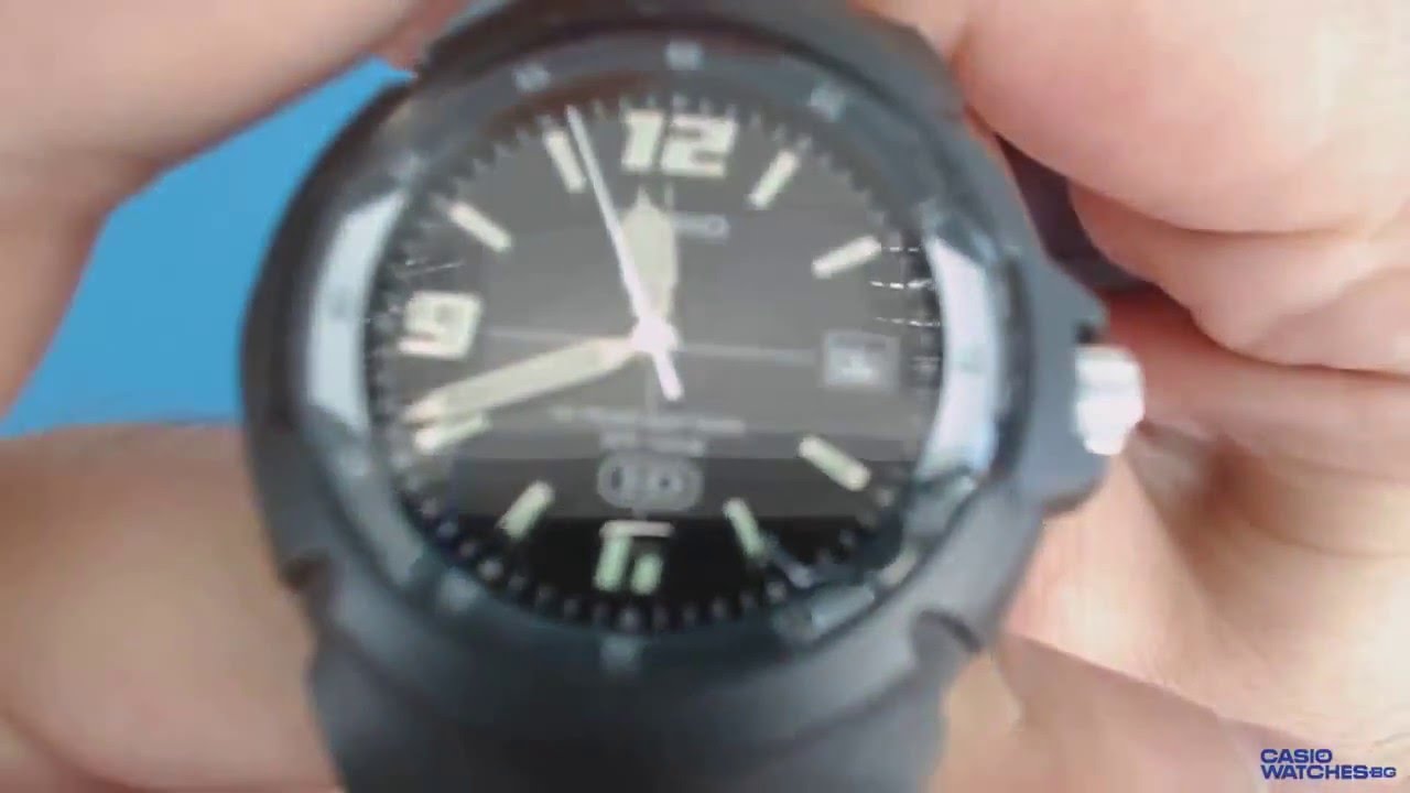 Casio Collection MW 600F 1A - YouTube