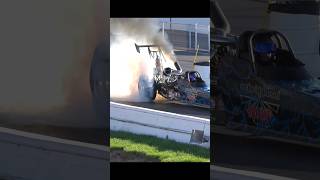 Epic Diesel Dragster Burnout. shorts