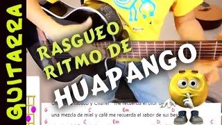 Miniatura de vídeo de "DEJA QUE SALGA LA LUNA Rasgueo de HUAPANGO en GUITARRA"