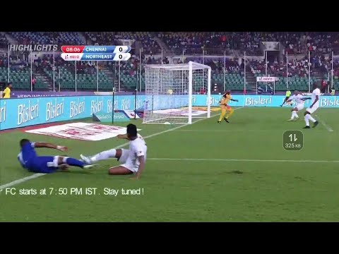 chennai-vs-northeast-highlights,-hero-isl-2017-food-ball-matches