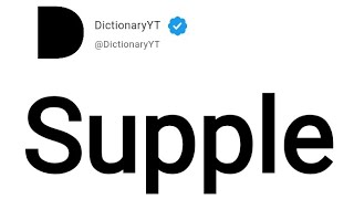 Supple Meaning in English