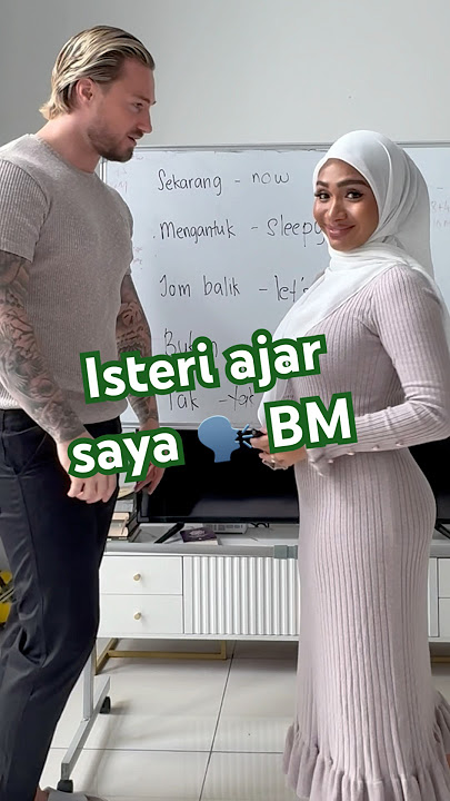 My wife is teaching me Bahasa Melayu!! 🗣️ 🇲🇾