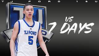 Athlete Statistics TJ Ford 16U Highlights vs 7 Days - Session 1
