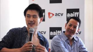 Raymond Yeung And James Chen At Aaiff16 Opening Press Conference