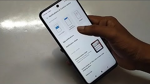 MI 11x 5G notification Settings | mobile me notification band kaise kare | How Turn off notification