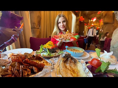 ЕГИПЕТ Цены на Морепродукты и Лобстер в ресторане Mahony. Креветки и Рыба в Шарм эль Шейх.
