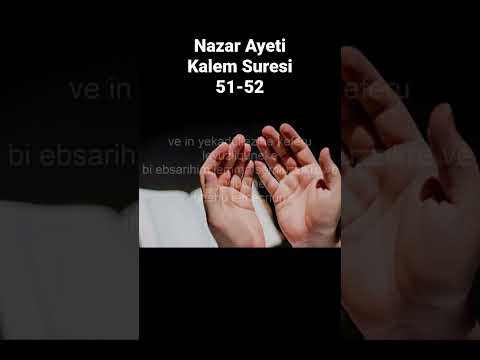Nazar Ayeti Kalem