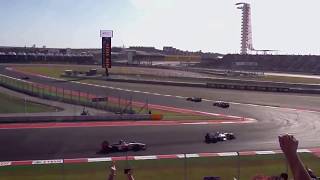 Details F1 Austin COTA Race Pass for Lead Turn 12 -- Hamilton overtakes Vettel Update