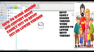 Can It be Converted  - Revit Family 2022 to Revit Family 2021 Version #microstation #revit