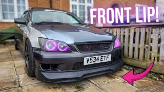 LEXUS IS200 FRONT LIP INSTALL! [EP27] Altezza IS300