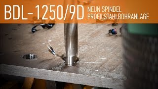 BDL-1250/9D Neun Spindel Profilstahlbohranlage