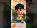 Banana Slip Disaster! 🍌😆 Funny Cartoon Shorts #kidsanimation #cartoonshorts #funnycartoon #cartoon