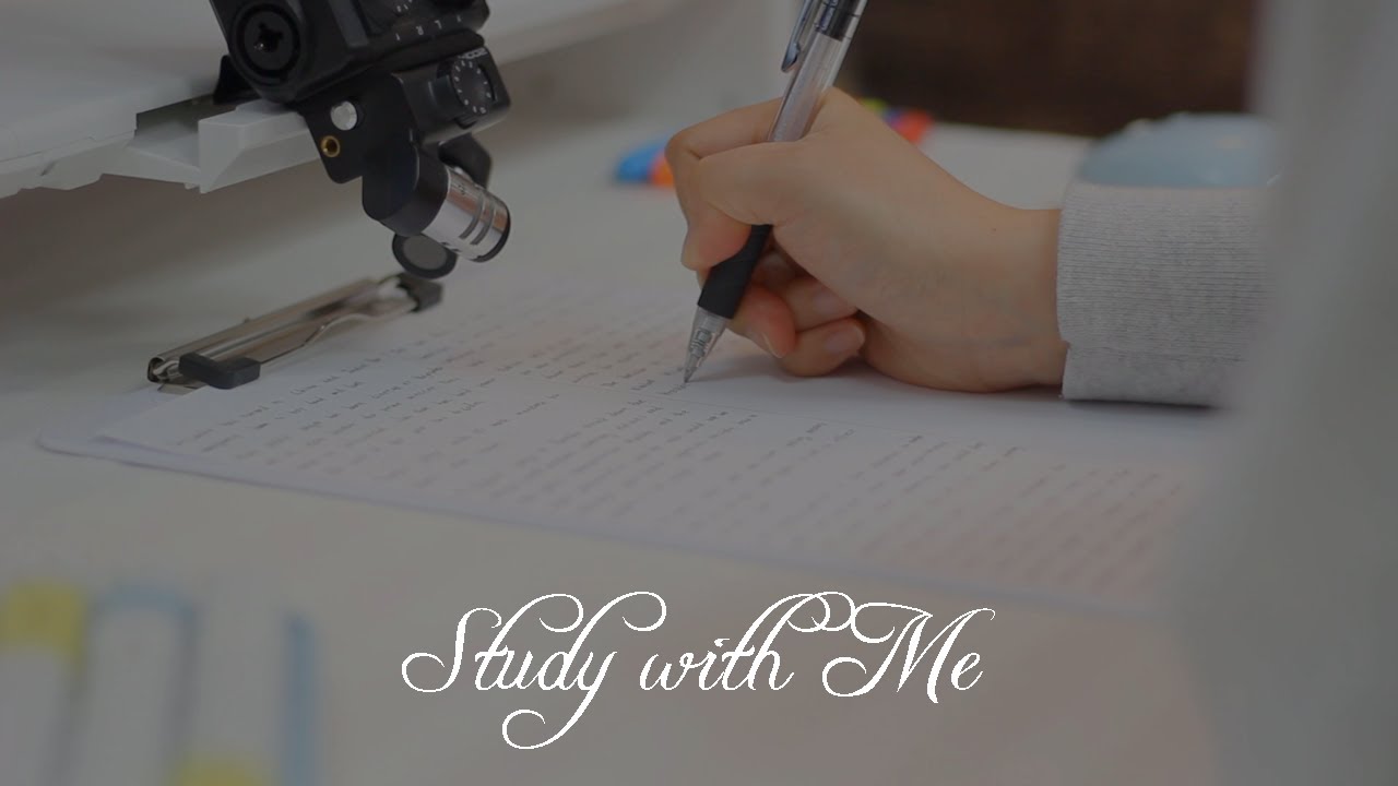 Study With Me 2Hour | ASMR Writing | Quiet Library Ambience