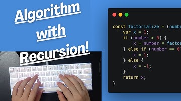 ASMR Programming - Coding Factorial with Recursion - No talking