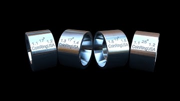 Making Coin Rings with Folding and Reduction Dies; Coin Ring Tools