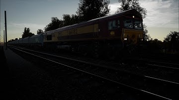 Train Sim World 6 6C51 West Drayton Railhead to Whatley Quarry scenario in a EWS Class 66