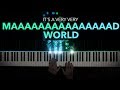 Gary jules  mad world  easy piano cover
