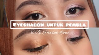 TUTORIAL EYESHADOW UNTUK PEMULA PAKAI PRODUK LOKAL | Vaninda Aidina screenshot 3