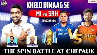 The Spin Battle at Chepauk | Rashid Khan vs Rahul Chahar | #IPL2021 | Khelo Dimaag Se | Ashwin | E4