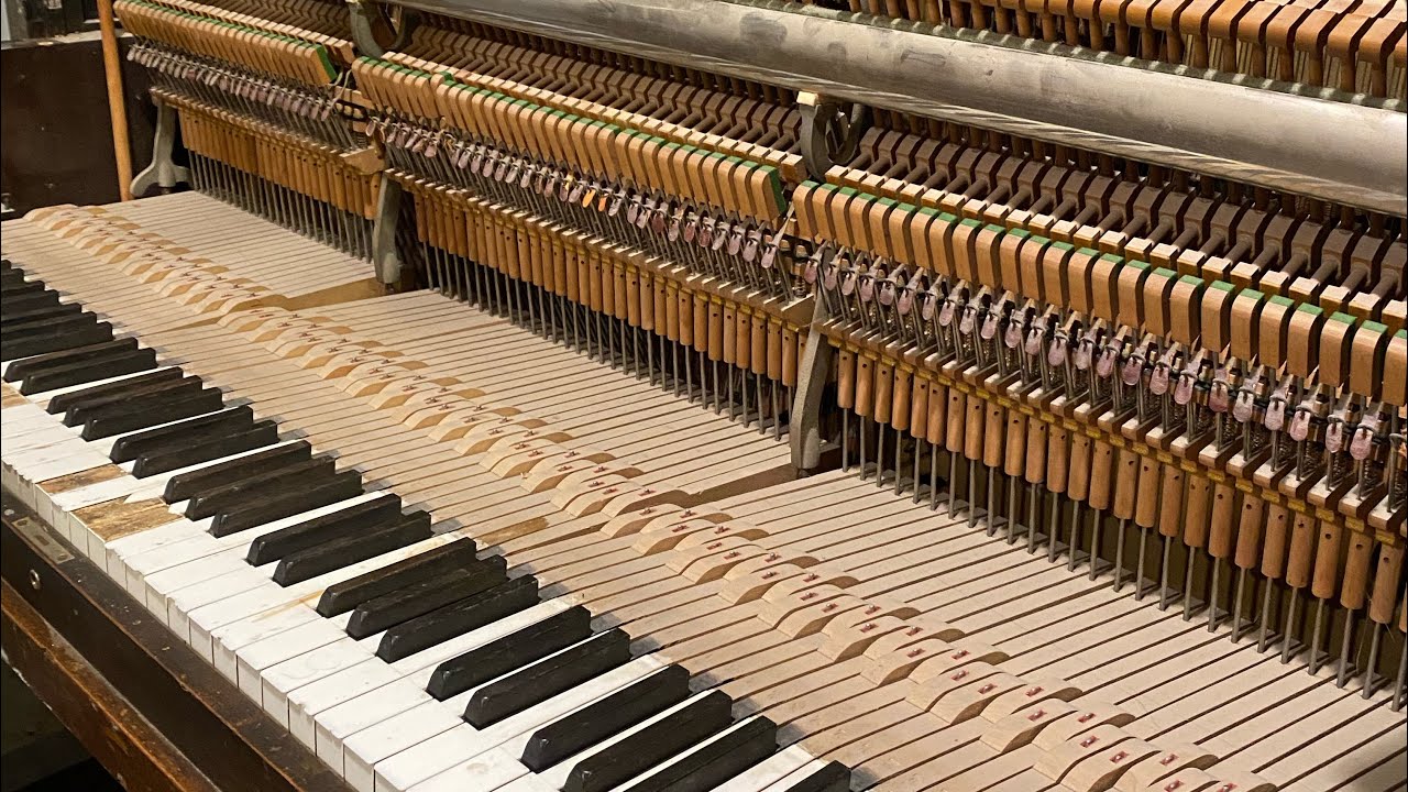 Tear down and start of piano upcycle