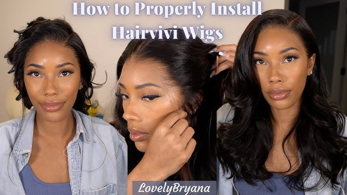 The Easy, Beginner-Friendly Method to Install a Lace Front Wig without –  Hairvivi