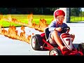 Braxton and Ryder as Rabbit and Turtle Race Story For Kids in Real Life with Cars for Kids