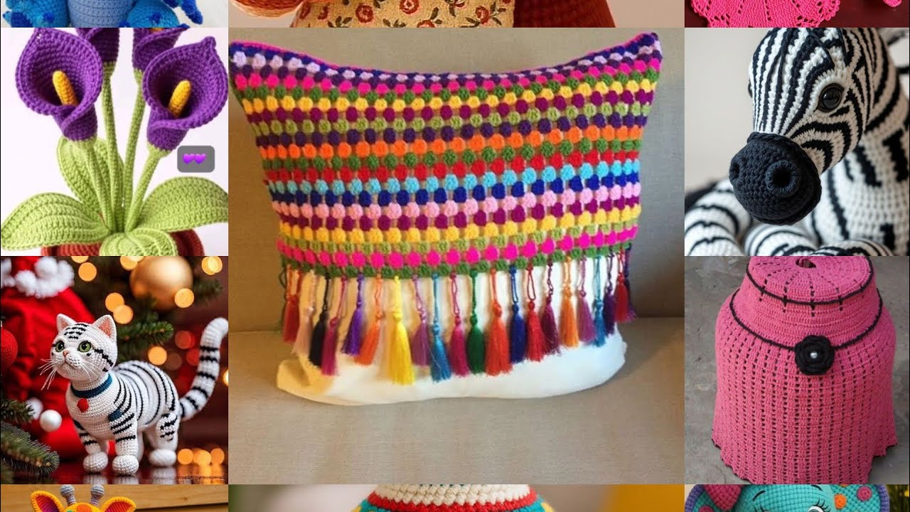 Most Attractive and Beautiful handmade crochet items and ideas/home Decor/diy projects 
