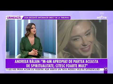 Andreea Bălan Dezvăluie Ce Se Întâmplă Acum În Viaţa Ei Sentimentală