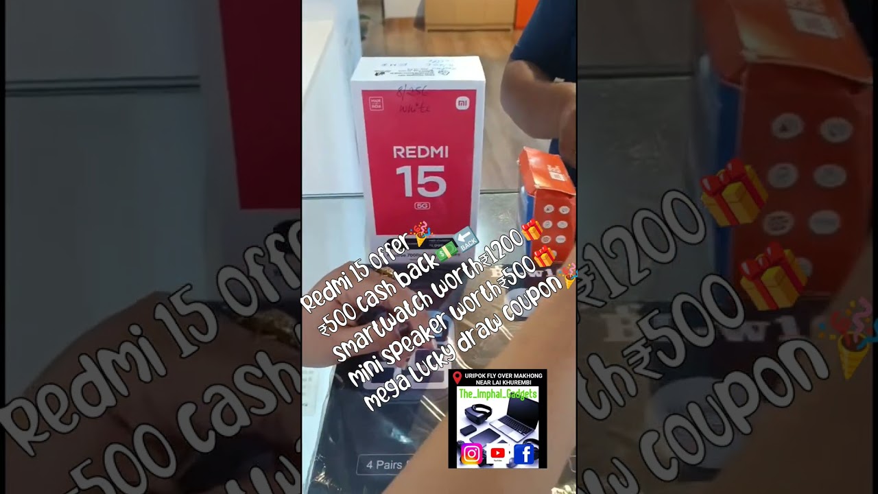 Mera Chaoren haoubagi offer🎉 Redmi 15