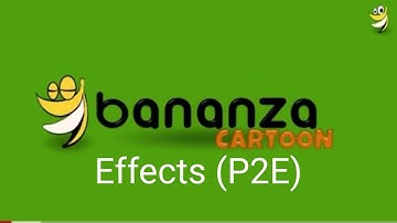 Bananza Cartoon Logo Effects (P2E) (MOST VIEWED VIDEO)