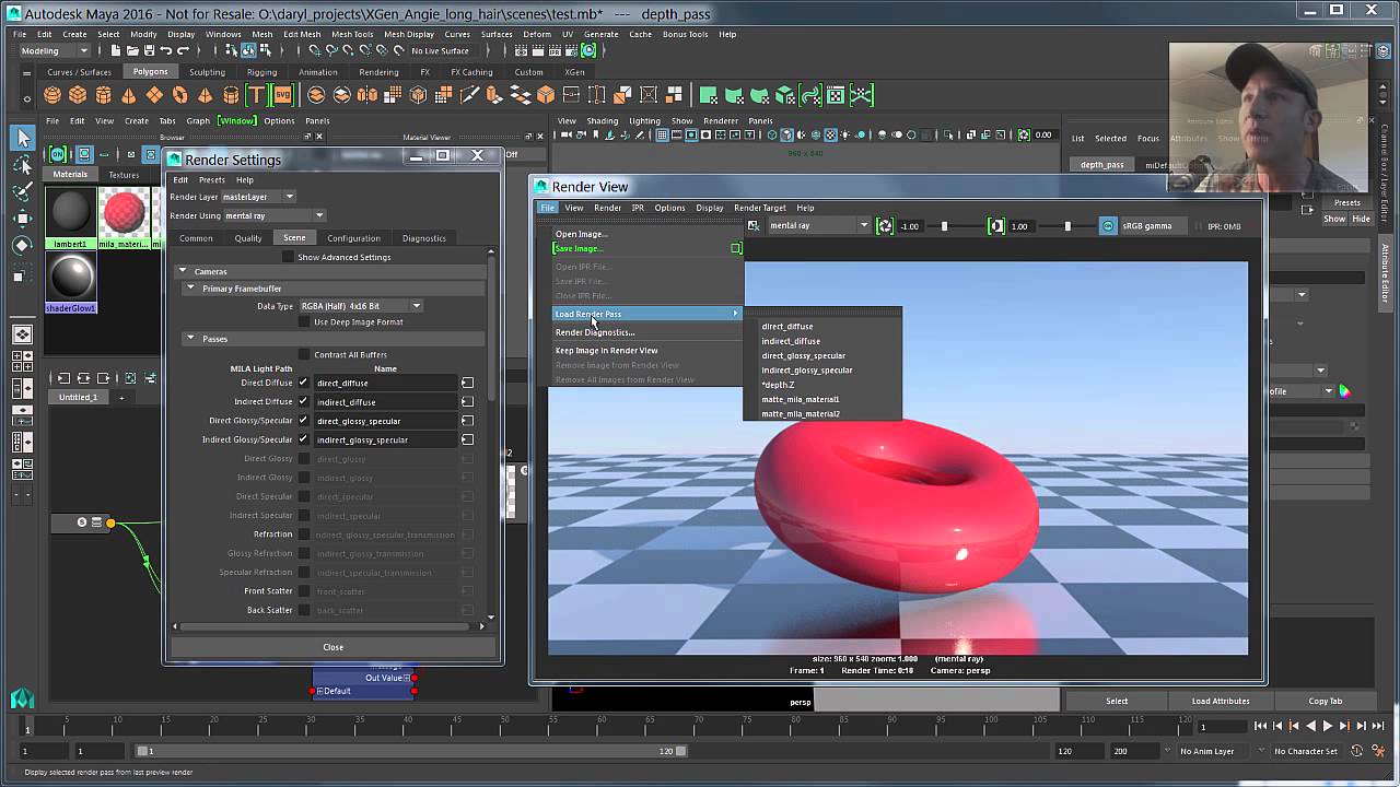 mental ray for maya 2016 settings