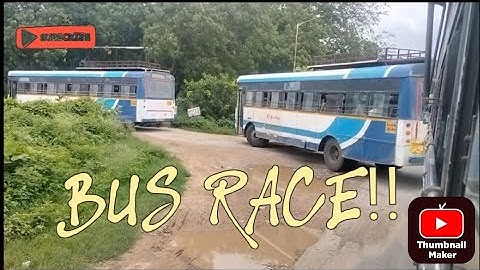 TGSRTC BUS RACE || EP-1 ||  3 Express buses and pallevelugu|| Overtake and Chase ||