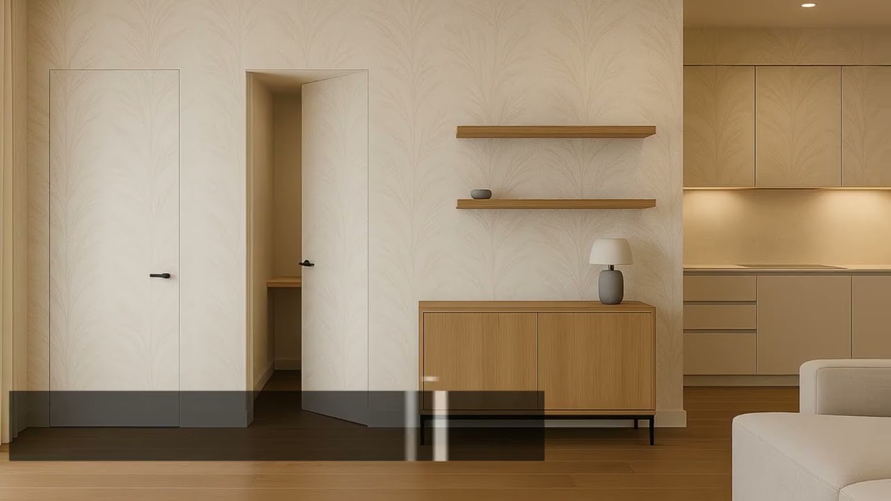 Porta a battente filo muro reversibile xREVERx di Ermetika: eleganza e adattabilità