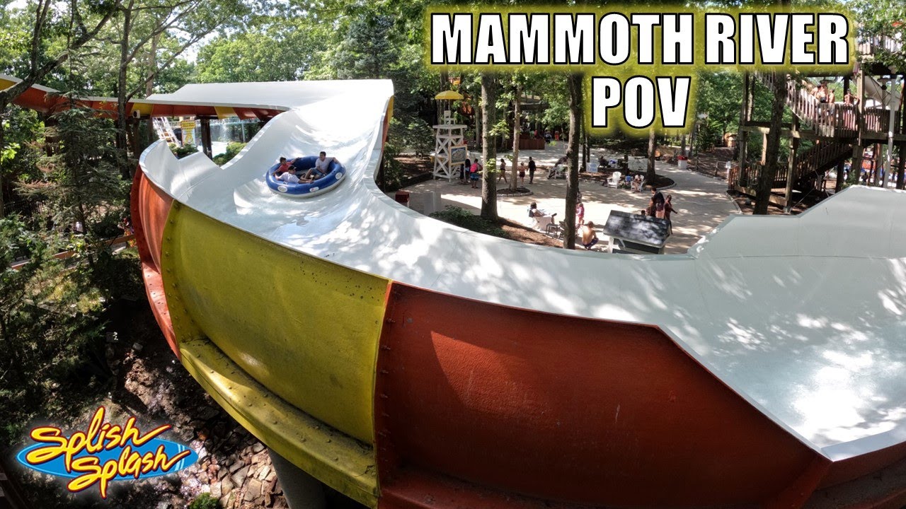 Mammoth River POV (4K 60FPS), Splish Splash Family Raft Slide Non